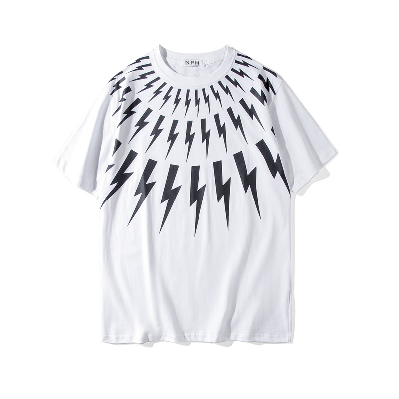 

Summer T Shirts Black White Mens Stylist T Shirt Short Sleeve Men Women Unisex Stylist Shirts Polo Size S-XXL, Black colorful
