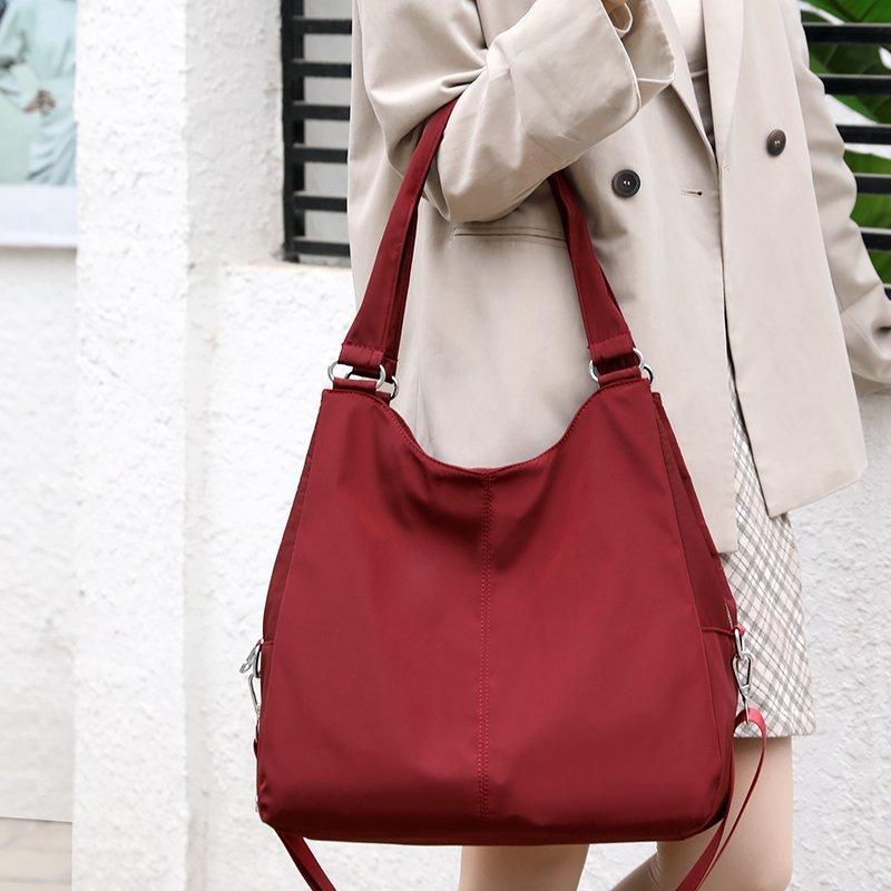 

Large Soft PU Leather Shoulder Bags for Women 2021 Casual Tote Women's Bag Women Sac A Main Quality Handbag Soid Color Handbags, 134-purple