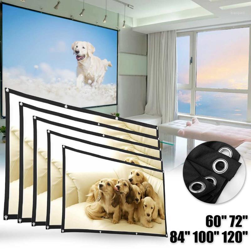 

60 72 84 100 120 Inch 16:9 Portable Projector Screen Projection HD Home Cinema Theater Foldable Screen Canvas for Projector1