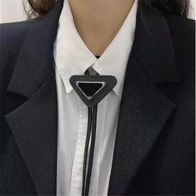 

Mens Women Designer Ties Fashion Leather Neck Tie Bow Pattern Letters Neckwear Fur Solid Color Neckties
