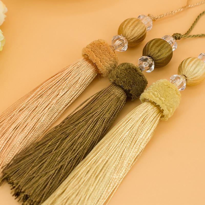 

Wholesale 6pcs Lot 12cm Tassel With Hanging Rope Silk Sewing Tassels Trim Decorative Key Tassel For Curtains Home Decoration H qylnlT