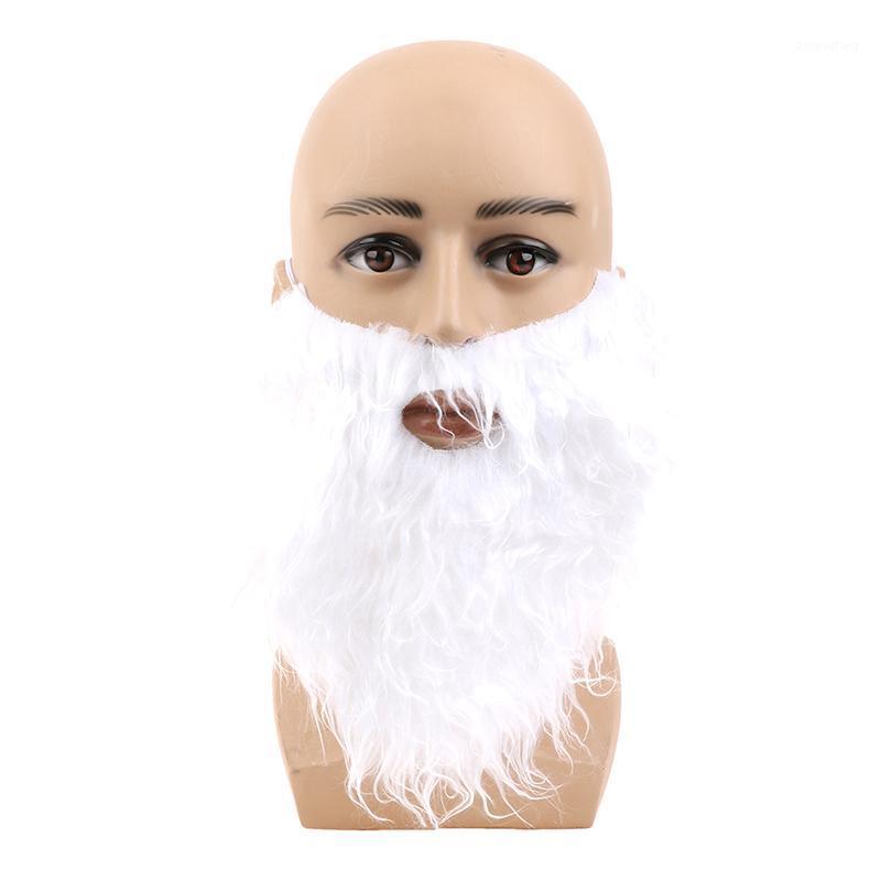 

Christmas Decorations 1PCS Props Santa Claus White Beard Party Performance Eyebrows Fake Set Hallowee Xmas Decoration