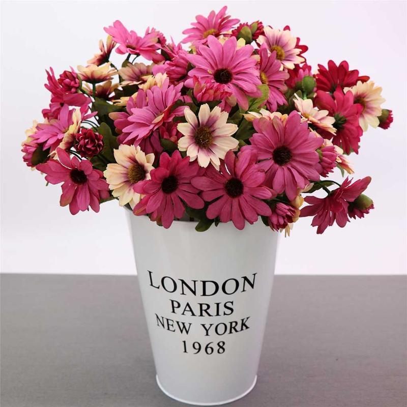 

Artificial Flower Bouquet Photography Prop Home Floral Decor Silk Cloth Fake Flower Bouquet, Pink1, Pink
