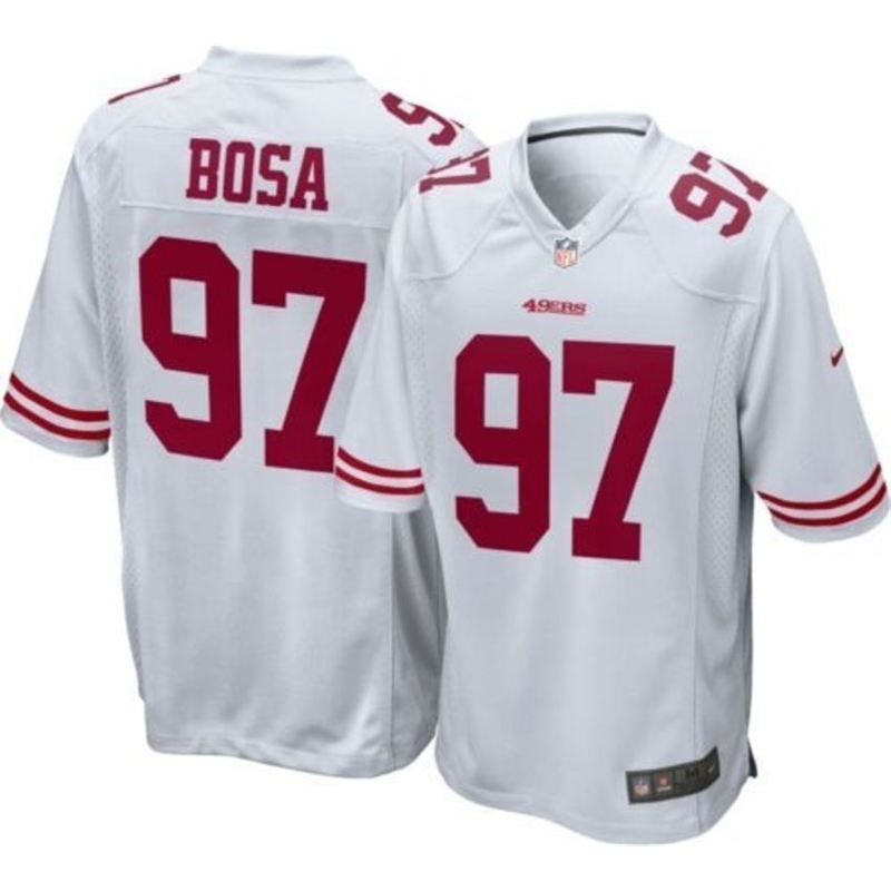 

Cheap Nick Bosa #97 Men' Top XS-5XL Stitched Football jerseys, White