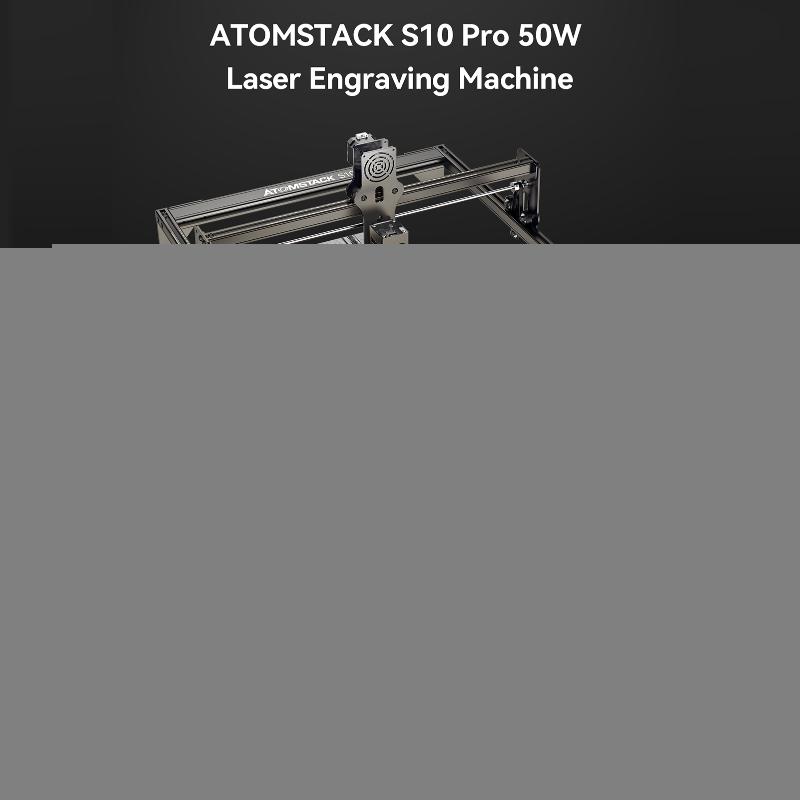 

Printers ATOMSTACK S10 Pro CNC Desktop DIY Laser Engraving Cutting Machine 410x400mm Fixed-Focus Ultra-thin High-Energy Engraver