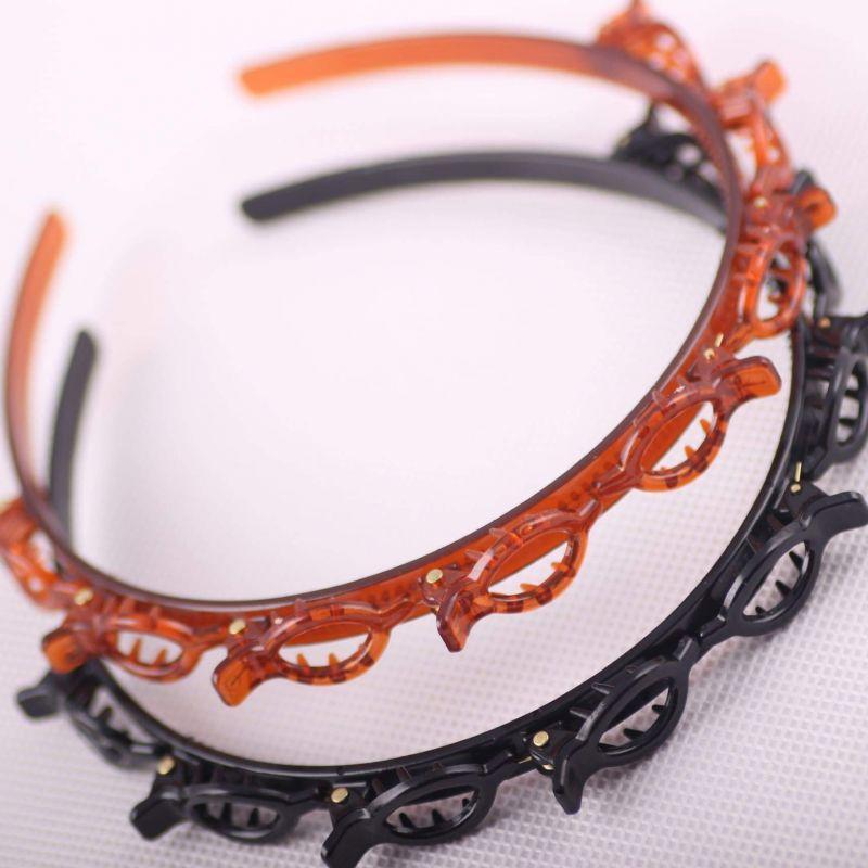 

Freeze Your Beauty Hair Band Double Bangs Hair Style Pin Layer Twist Plait Clip Front Clips Beauty Tool Accessory1