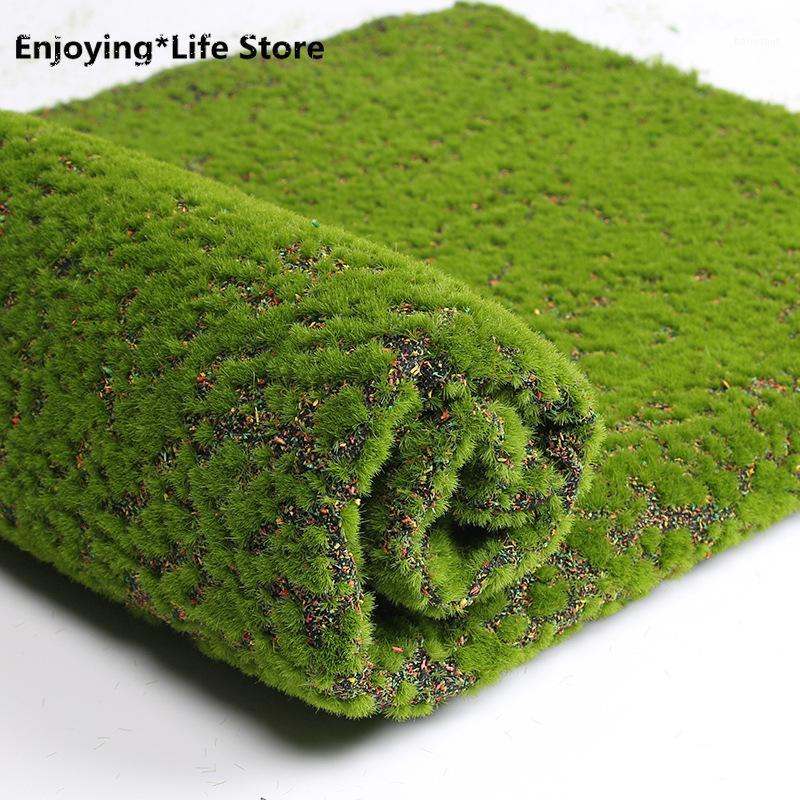 

1mx1m Simulation Green Plant Wall Moss Lawn Simulation Lawn Green Plant Scene Window Display Fake Moss Artificial1, Coffee dot