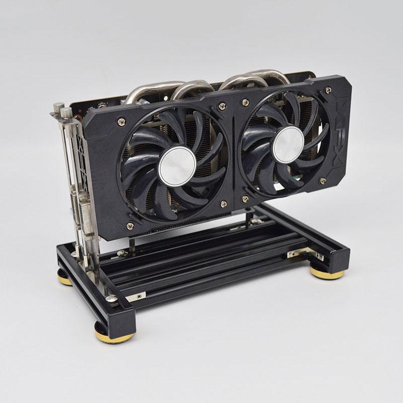 

New PCI-E 16x 3.0 For Graphics card Bracket DIY External Cooling Accessories Base Graphics Card Extension cable Heatsink Holder