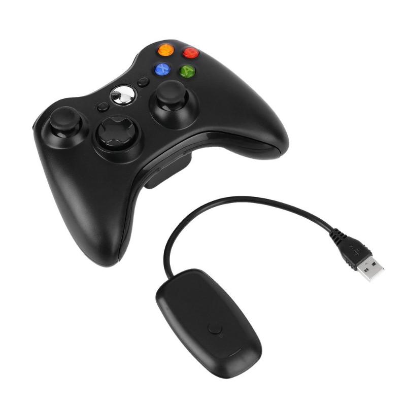 

2.4G Wireless Gamepad Joypad Game Remote Controller Joystick With Pc Reciever For Microsoft For Xbox 360 Console
