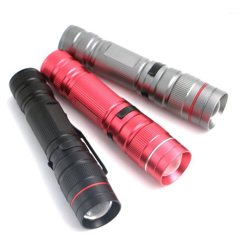 

Zoomable LED Waterproof Lantern Torche Q5 1200 Lumens Aluminum Alloy LED Torch Light Or 14500 Flashlights1