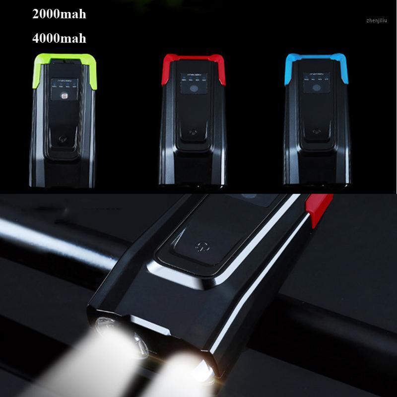 

2000mAH / 4000mAH USB Rechargeable Bike Light Waterproof Bicycle LED Night Riding Bike Headlight Front Lamp with Horn1