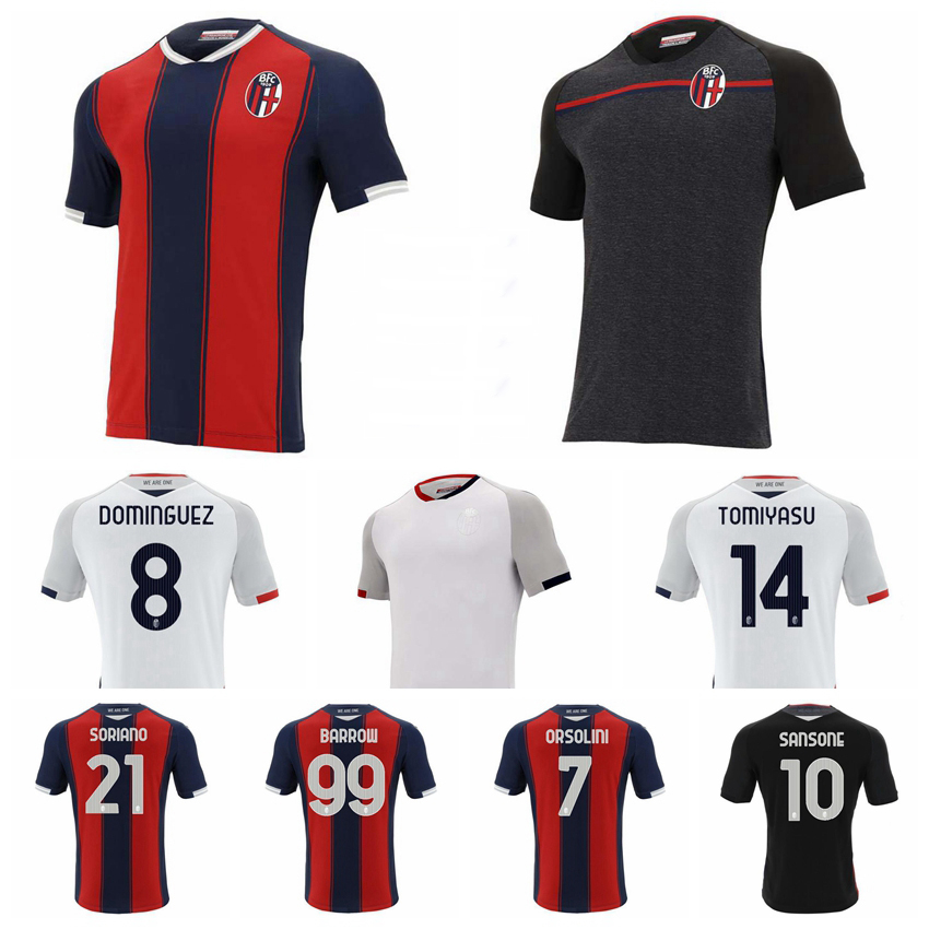 

20 21 Soccer Bologna 21 Roberto Soriano Jersey 11 Andreas Skov Olsen 24 Rodrigo Palacio 17 Gary Medel Ibrahima Mbaye Football Shirt Kits, Black