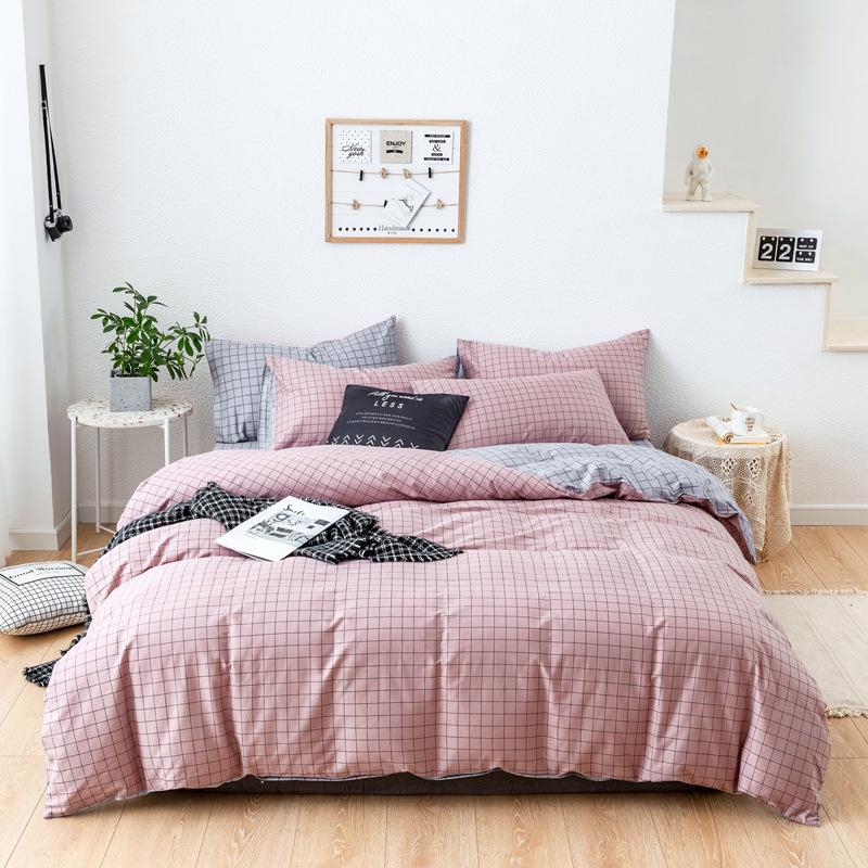 

Fashion Bedding Set Pure Cotton Flower Family Use Sheet Duvet Cover Pillowcase Full  Single Queen Bed Set, 014