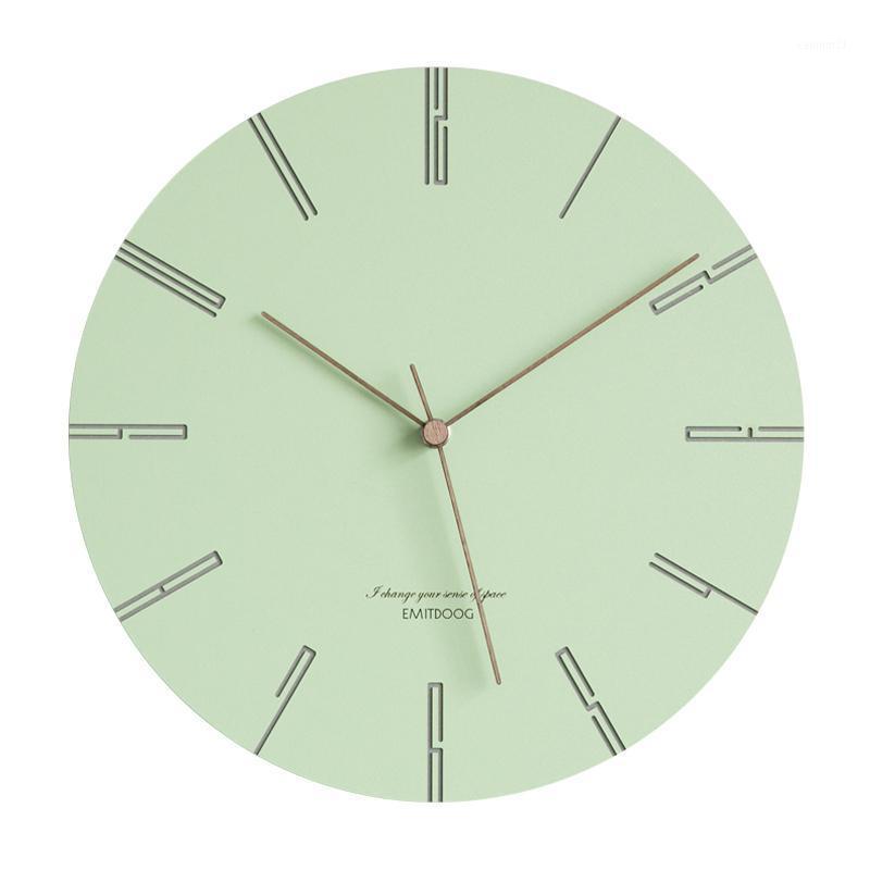 

Nordic Simple Wall Clock Minimalist Creative Kitchen Silent Fashion Wall Watch Bedroom Art Duvar Saati Home Decoration EA50ZB1