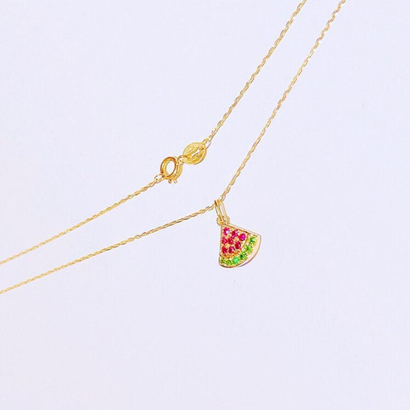 

Jewelry 100% 18K gold Necklace Color Necklace with a certificate