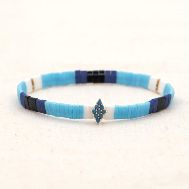 

Go2boho Women Jewelry Beads Bracelet Glass Bracelets Geometric Logo 2020 New Miyuki Tila Pulseras Mujer Summer Beach Boehmian1