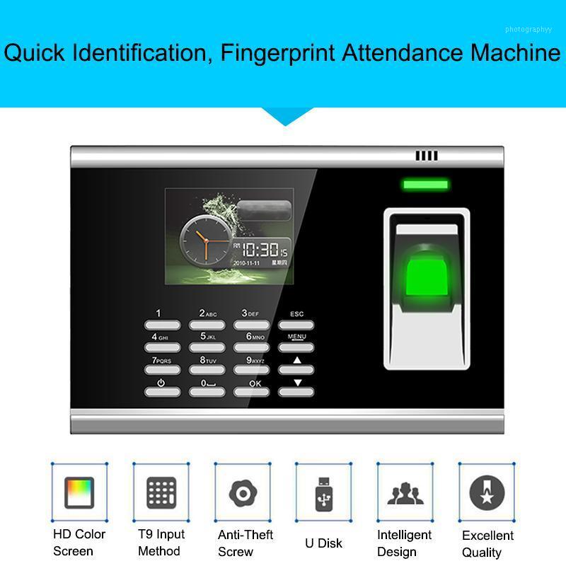 

Biometric Fingerprint Time Attendance System TCP/IP Fingerprint USB Access Control Time Clock Recorder Office Employees Device1