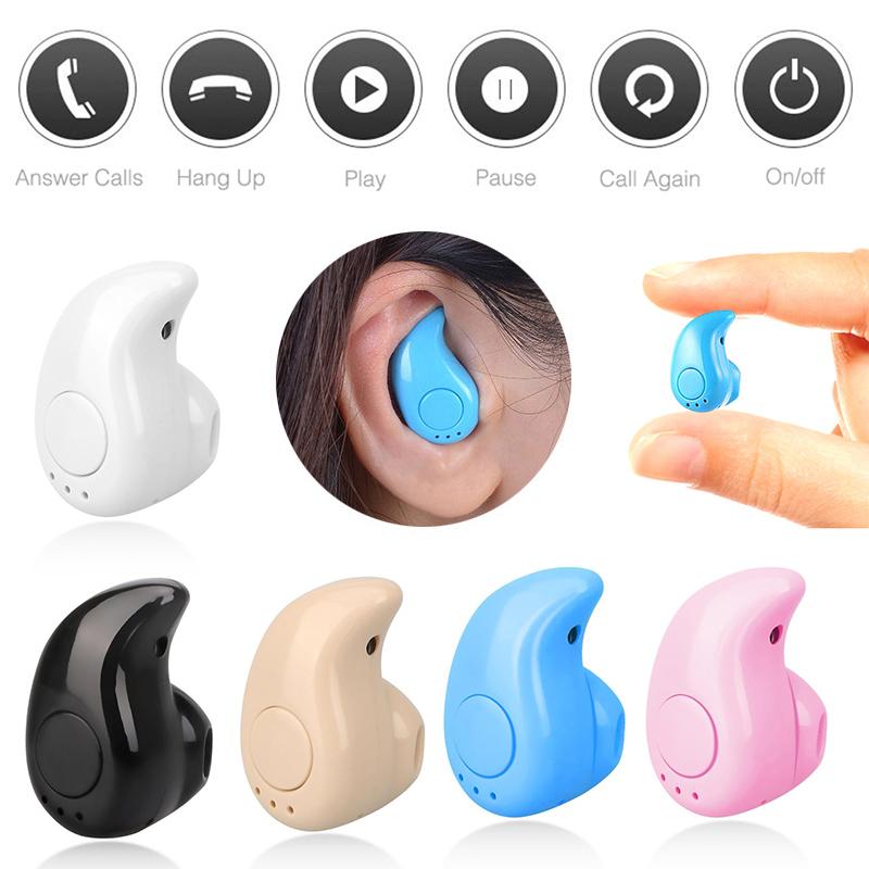 

Mini Wireless Bluetooth 4.0 Headset Earphone Earbud Earpiece For Sports Office Wireless Bluetooth Headset, Black