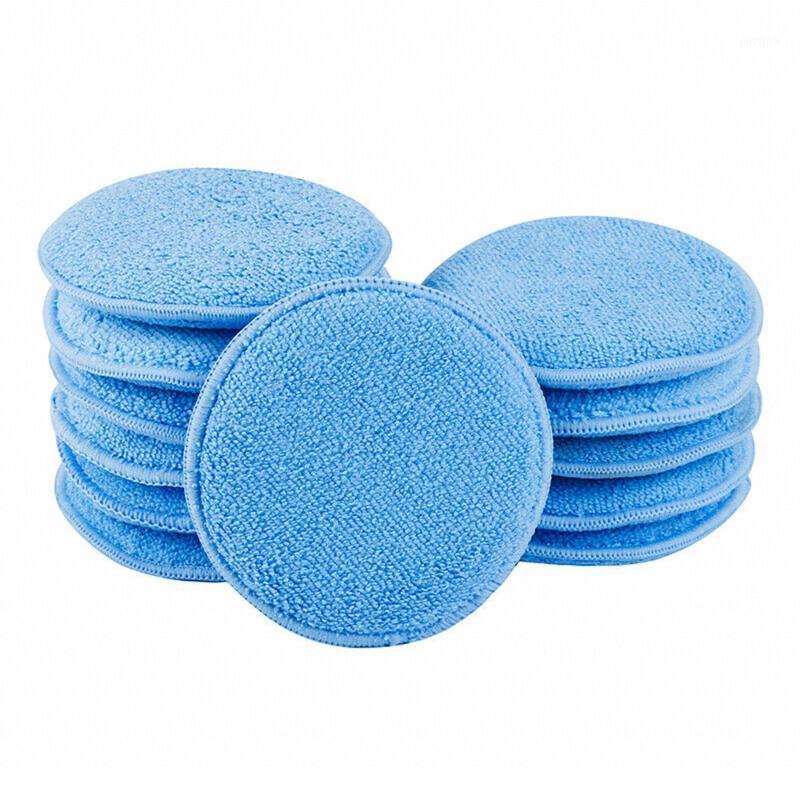 

24PCS 5inch Car Applicator Cleaning Polish Pad Foam Sponge Microfiber Waxing New And High Quality1