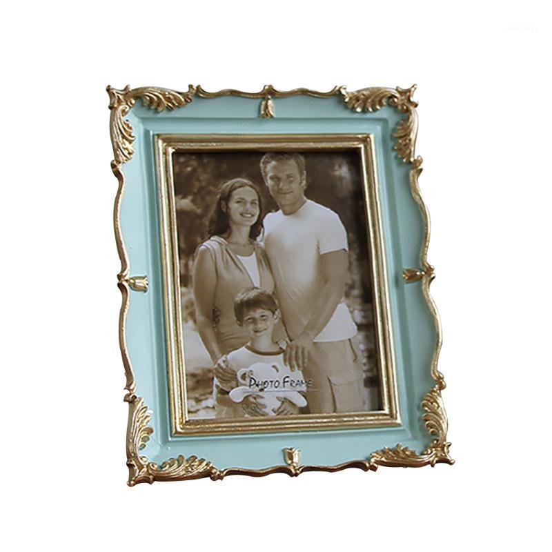 

American Style Gift Crafts Living Room Photography Bedroom Rectangle Office Desktop Home Decor Resin Wedding Photo Frame1