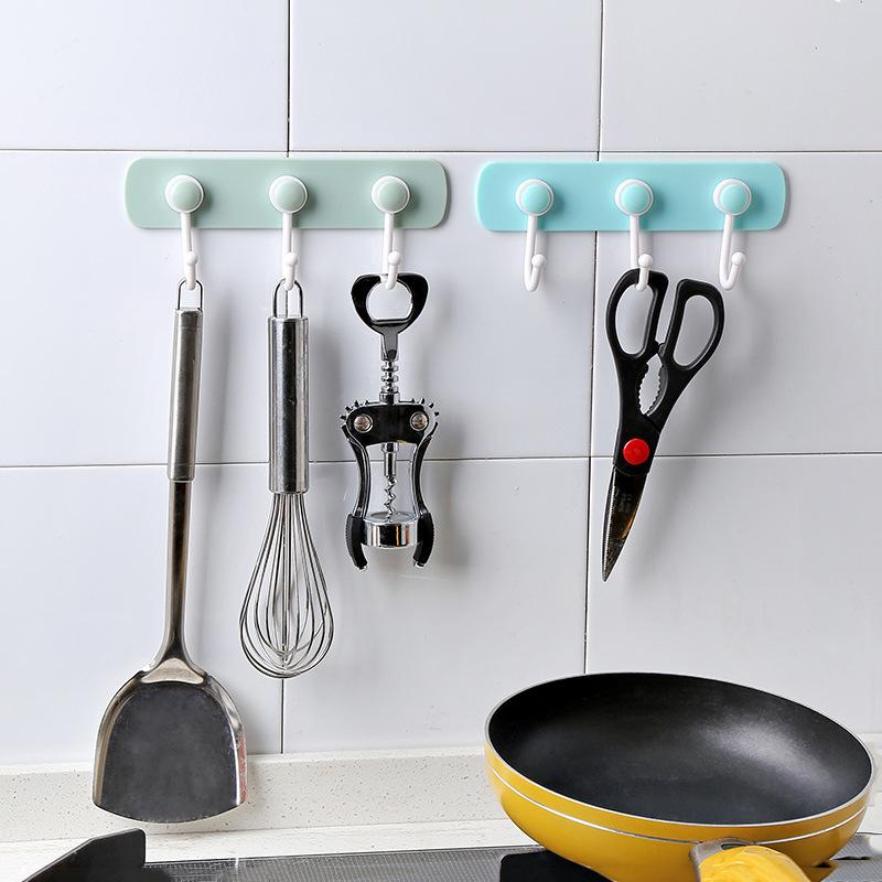 

Home Storage Organization Home Adhesive Universal Hook Door Behind The Wall No Nailed Clasp Kitchen Bathroom Creative Hook