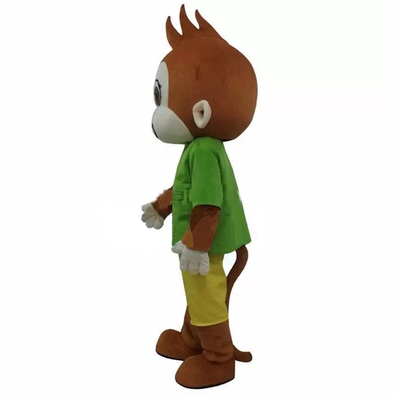 

2021 Professional Monkey Mascot Costume Halloween Christmas Fancy Party Dress Animal Cartoon Character Suit Carnival Unisex Adults Outfit, As pic