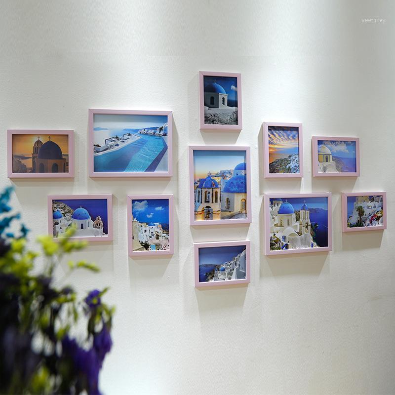 

Simple and Modern Living Room Wall Hanging Decorative Photo Frame Wall Decorative Photo Frame Creative Hanging Combination1