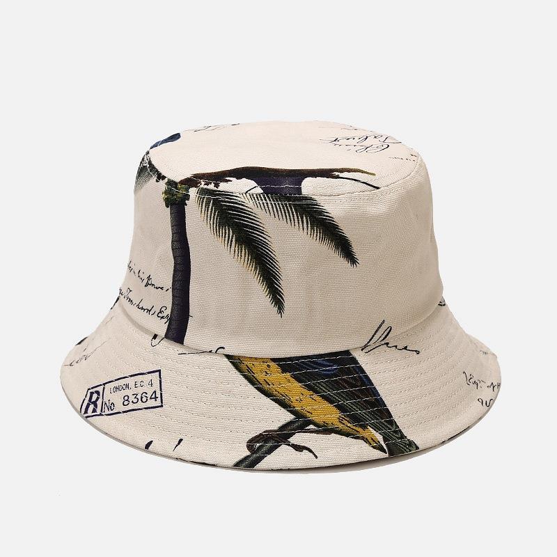 

Floral Print Bucket Hats For Women Men Outdoor Reversible Fishing Fisherman Hat Harajuku Hip Hop Cap Gorros, Red print