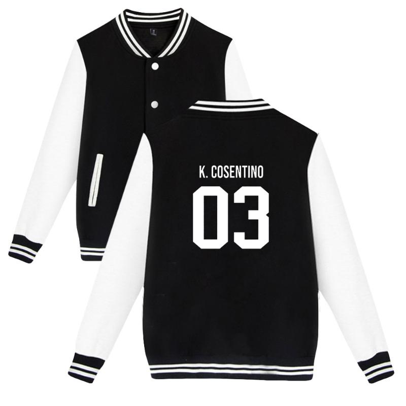 

Men's Jackets 2022 Kairi Cosentino 2D Print Baseball Sweatshirt Casual Men Women Clothes 1, Black;brown