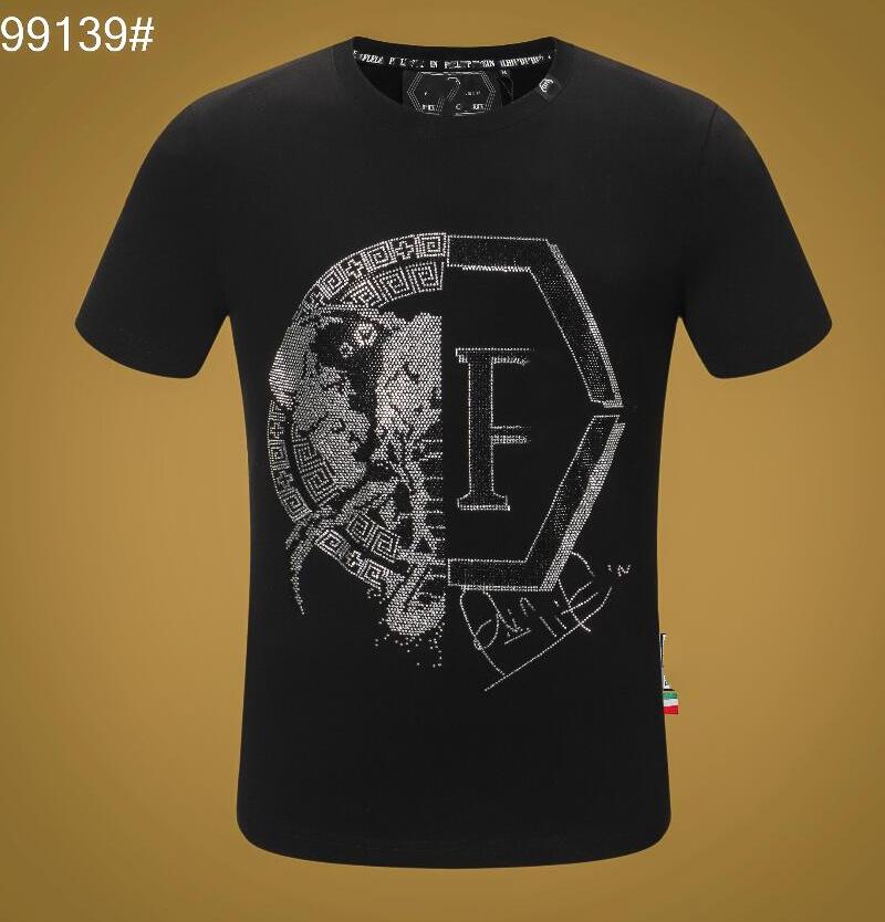 

Men casual fashion T shirt men and women summer print short sleeved high quality men hip hop T shirt size -XXXL #0099, Black