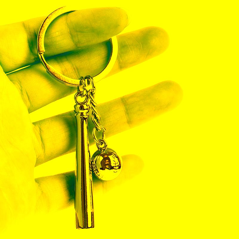

Keychains 1PC Chic Unisex Jewelry Baseball Keychain Key Rings Gift Chaveiro Car Holder