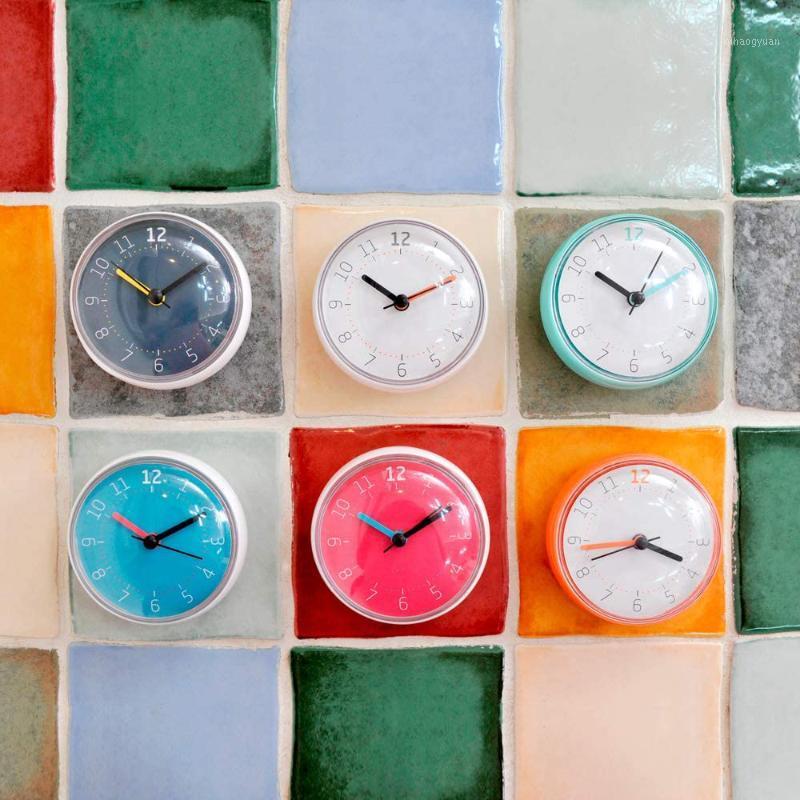 

Hot Selling Home Decoration Waterproof Sweep Shower Wall Clocks Suction For Bathroom Designing1