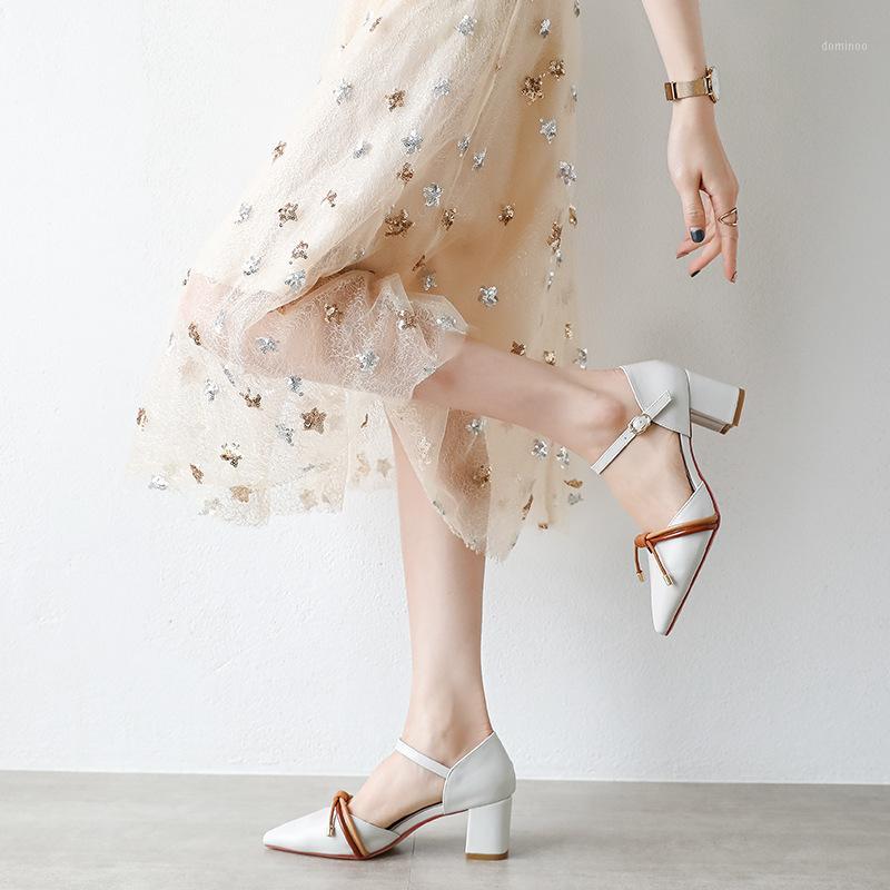 

Block Sandals for Women Summer Leather Sandals Women Shoes High Heels Fashion Ladies Party Shoes Sexy Gladiator New1