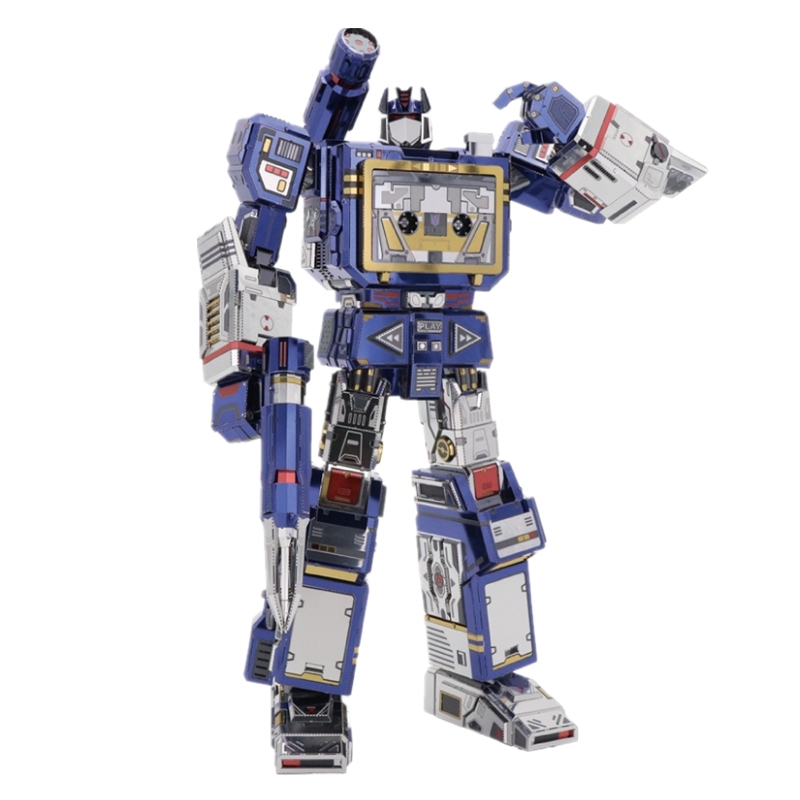 

MMZ MODEL MU 3D metal puzzle Soundwave G1 Parts Replaceable DIY Assemble Puzzle Laser Cut Jigsaw Building Toy YM-L047 for Gift Y200421