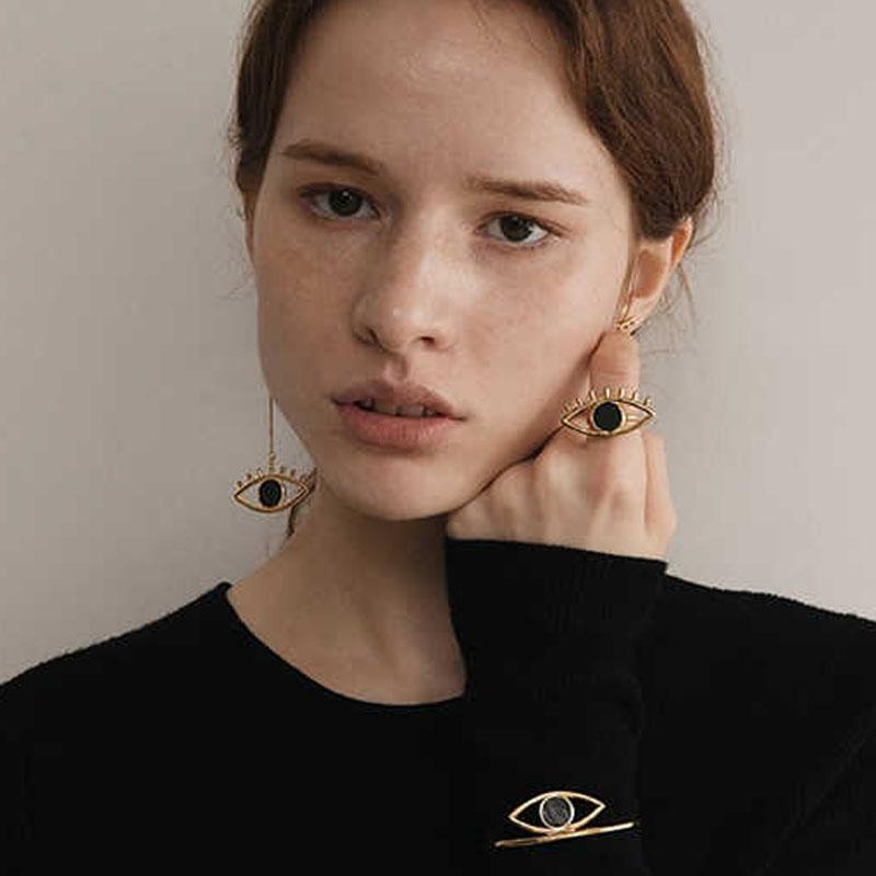 

Big Eye Adjustable Rings For Women Vintage Stylish Ring Femme Bague Unique