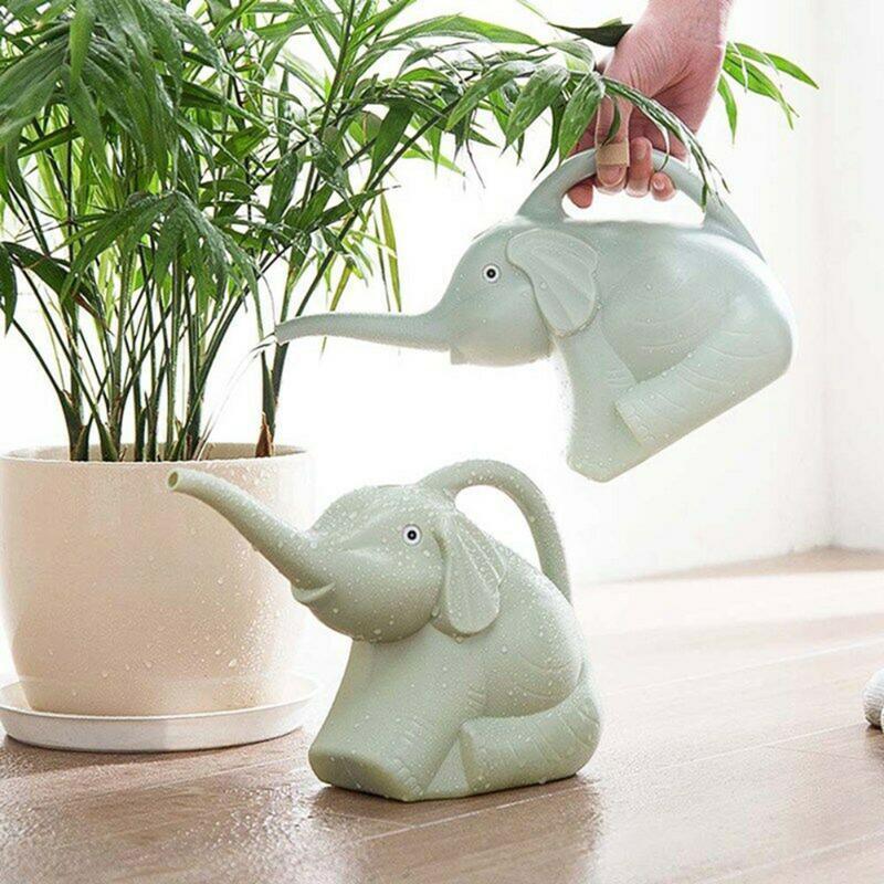 

Plastic Elephant Watering Can Long-Mouth Home Patio Lawn Gardening Tool Plants Outdoor K8881