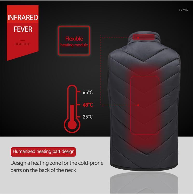 

Children's USB Heated Vest Electric Heating Vest Thermal Warm Heating Clothes Cotton Warm Winter Heated Jacket1, Yellow