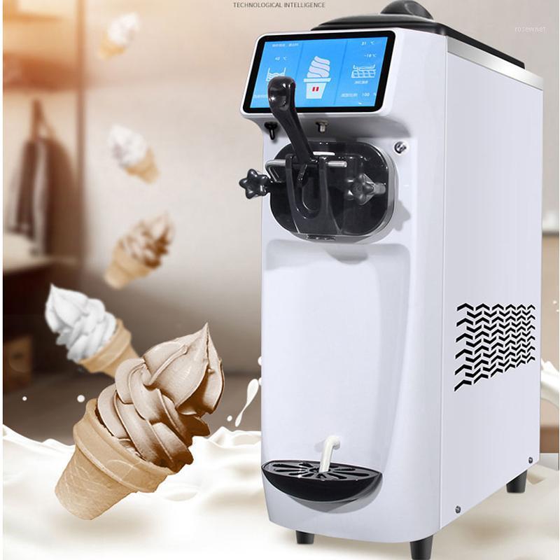 

Ice Cream Making Machine Desktop Soft Single Head Commercial Stainless Steel With English Operating System GT22W1