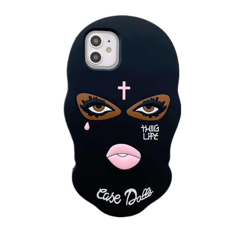 

Black Face Phonecase for iPhone XS/x/11PRO MAX/XR 8/7/6S Plus Phonecase