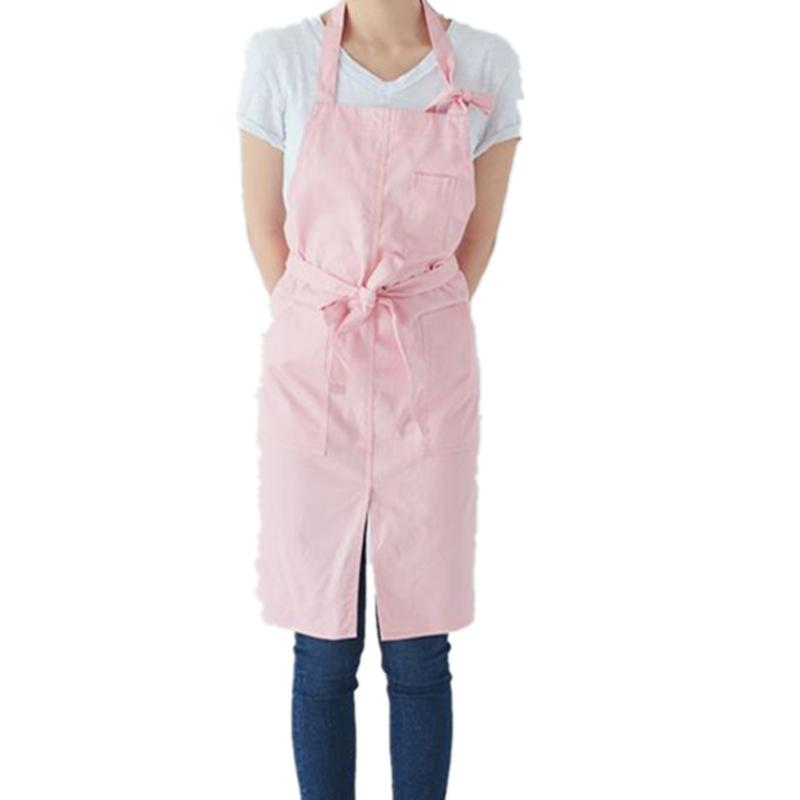 

Hot sale artist cooking chef cotton aprons kitchen logo work clothes for men and women