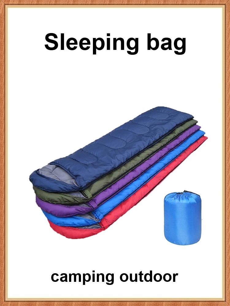 

Envelope Sleeping Bag Ultralight Camping Keep Warm Hollow Cotton Polyester Thermal Adult Winter Outdoor Travel 4 Seasons