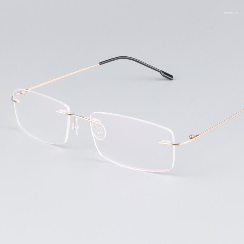

NYWOOH Men Lightweight Rimless Glasses Frames Memory Titanium Eyeglasses Spectacle Prescription Optical Eyewear Frames1