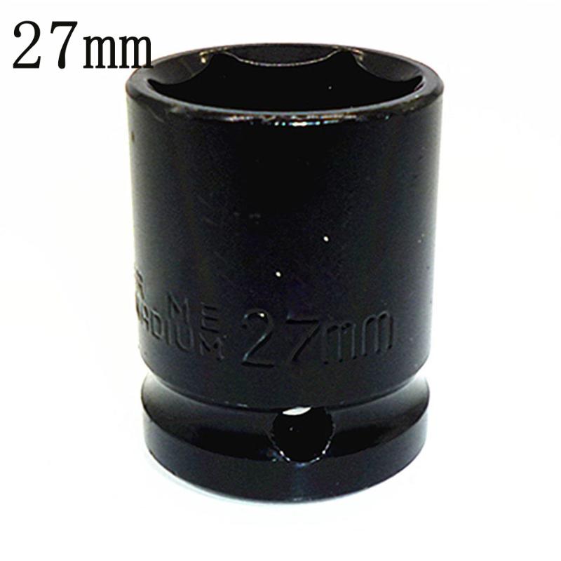 

21/22/24/27 MM Chrome-Vanadium Steel Impact Socket 1/2" Square Drive Metric Sockets Wrench Air Tool