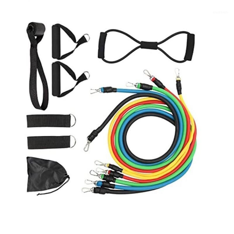

12 Sets Of Fitness Pull Rope Multifunctional Door Training Equipment Combination Rally Pull Belt Expander Bands1, Red