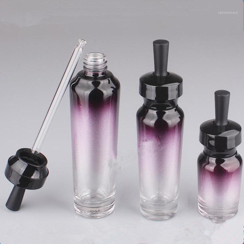 

20ml Essential Oil empty Bottles with glass,glass tank,purple dropper bottle Essence liquid bottle new1