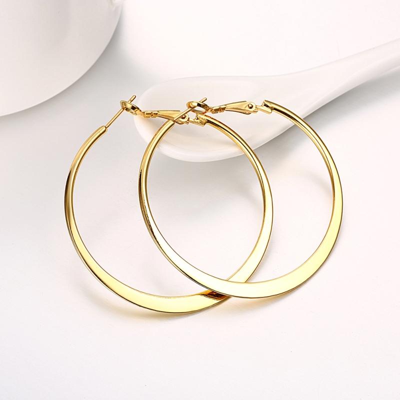 

Fashion New Arrivals Gold Hoop Earrings For Women Jewelry Ladies Rose Gold Earrings Girl Gift Accessory Wholesale