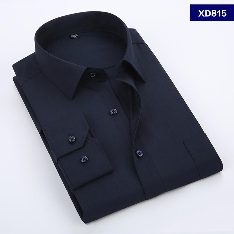 

Plus Size 5XL 6XL 7XL 8XL Pure Color Business Easy-care Fomal Dress Long Sleeve Shirt Men Soft Comfortable 110kg 120kg 130kg, 828
