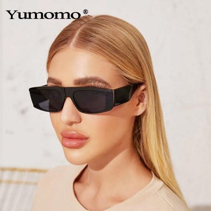 

Sunglasses Fashion Rectangle Women Designer Vintage Men Classic Shades Female Male Eyewear UV400 Oculos