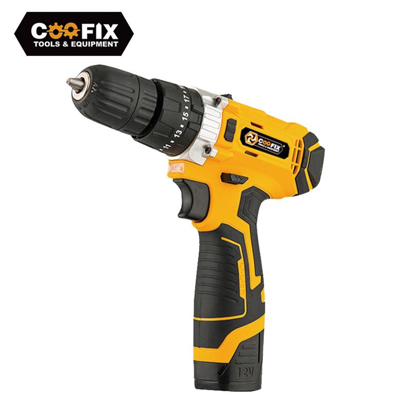 

COOFIX Electric Drill Cordless Screwdriver Lithium Battery Mini Drill Cordless Screwdriver Power Tools