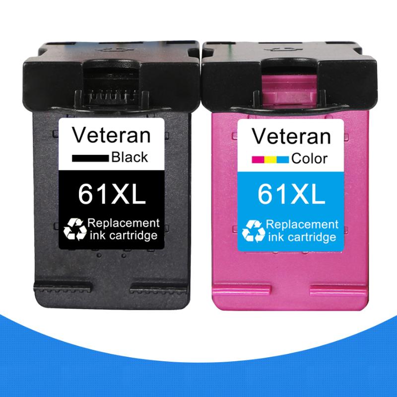 

Veteran 61XL Ink Cartridge Replacement for 61 xl 61 Deskjet 1000 1050 1055 2000 2050 2512 3000 J110a J210a J310a 5530 4500